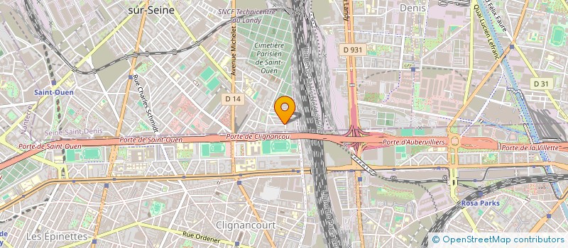 localisation de l'entreprise PLURIELLE à SAINT-OUEN-SUR-SEINE