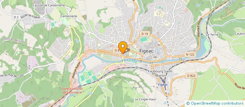 localisation de l'entreprise PLURIELLES à FIGEAC