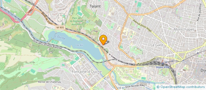 localisation de l'entreprise PLURIELLES  TALANT