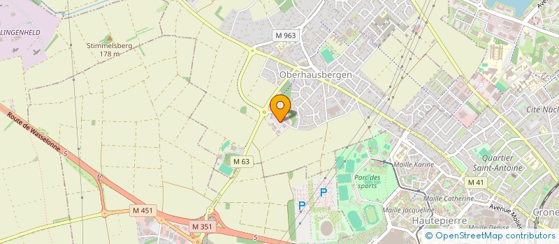 localisation de l'entreprise PLURIFINANCES STRASBOURG  OBERHAUSBERGEN