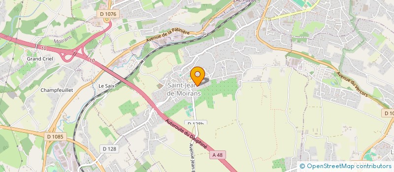 localisation de l'entreprise PLURISANTE APPRIEU  SAINT-JEAN-DE-MOIRANS