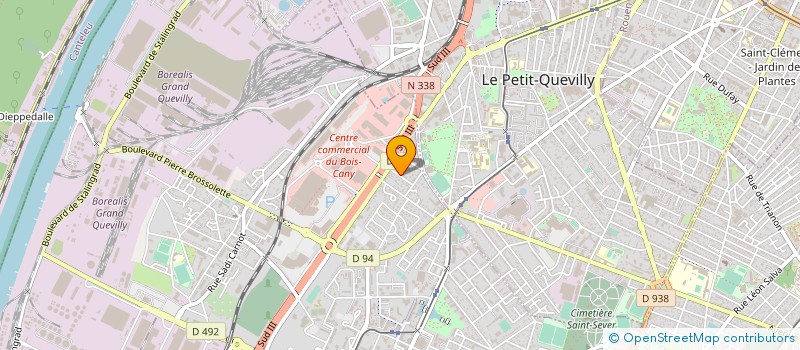 localisation de l'entreprise PLURISOL à LE GRAND-QUEVILLY