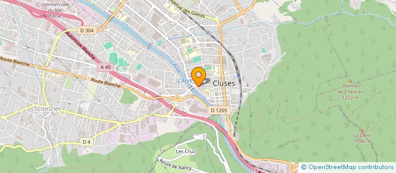 localisation de l'entreprise PLURITECH  CLUSES