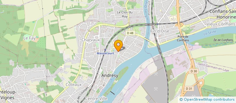 localisation de l'entreprise PLUS 2 FRUITS  ANDRESY