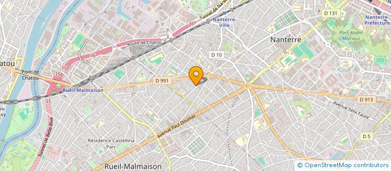 localisation de l'entreprise PLUS  NANTERRE