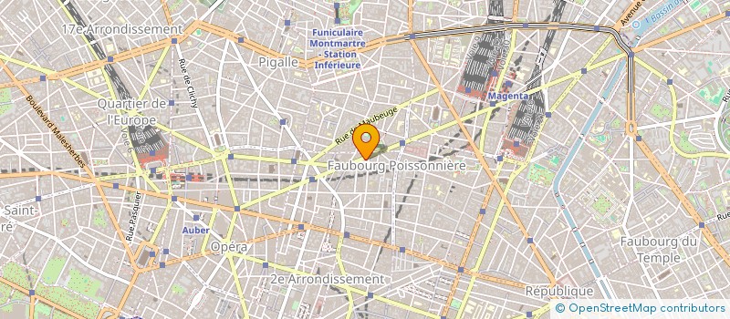 localisation de l'entreprise PLUS A2 à PARIS