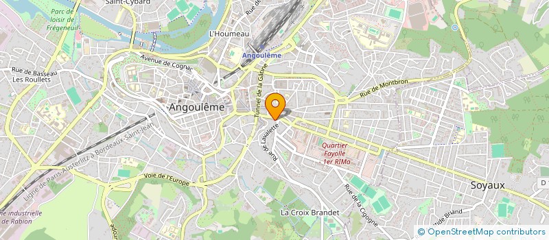 localisation de l'entreprise PLUS ACTIONS à ANGOULEME