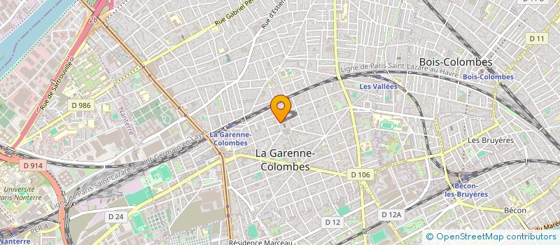 localisation de l'entreprise PLUS AU SUD à LA GARENNE-COLOMBES