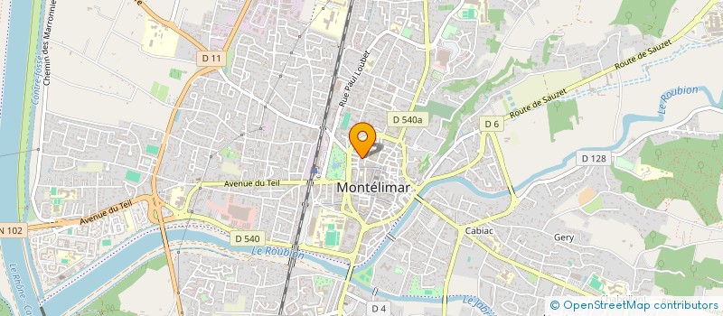 localisation de l'entreprise PLUS AU SUD à MONTELIMAR