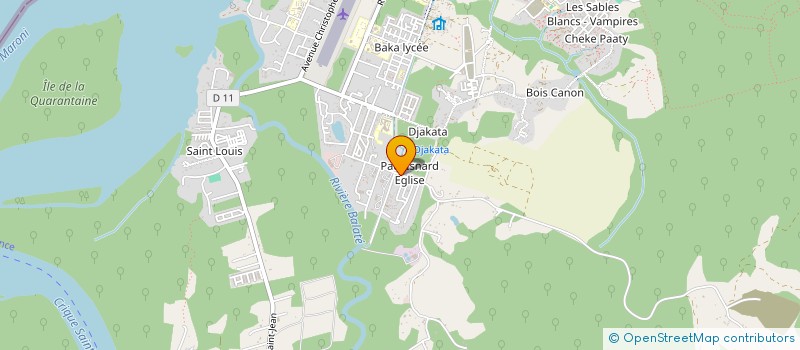 localisation de l'entreprise PLUS BATIMENT à SAINT-LAURENT-DU-MARONI