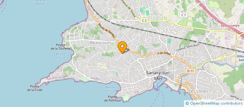 localisation de l'entreprise PLUS BEAU MON MEUBLE  SANARY-SUR-MER
