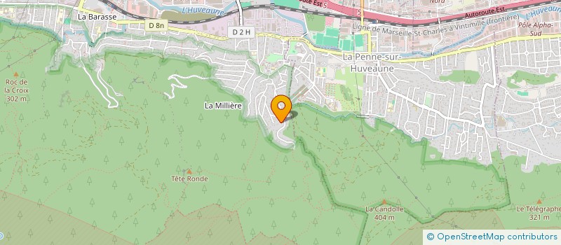 localisation de l'entreprise PLUS BELLE LA B...  MARSEILLE 11