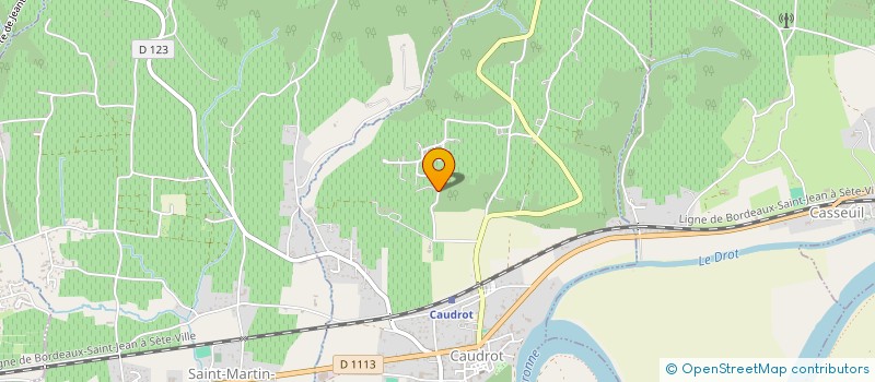 localisation de l'entreprise PLUS BELLE LA MUSIQUE  CAUDROT