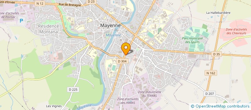 localisation de l'entreprise PLUS BELLE LA VIE DE NINO à MAYENNE