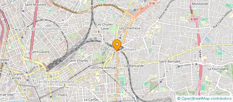 localisation de l'entreprise PLUS BELLE LA VITRE à MARSEILLE