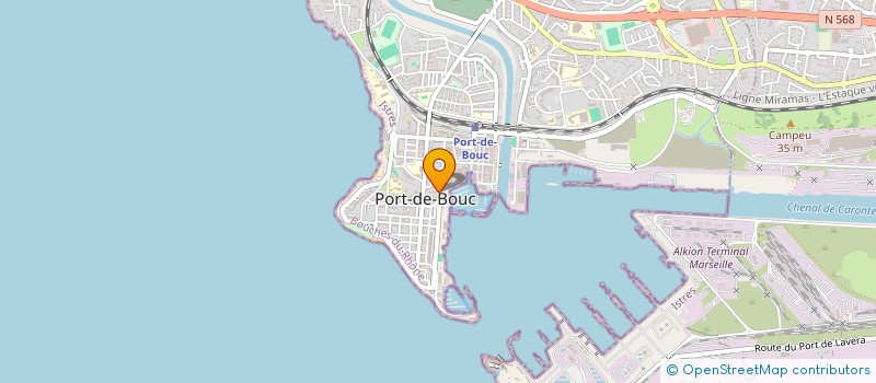 localisation de l'entreprise PLUS BELLES LES LUTTES  PORT-DE-BOUC