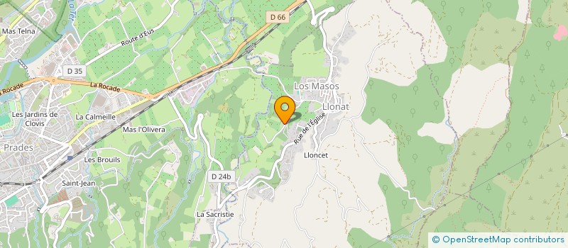 localisation de l'entreprise PLUS BIO LA VIE  LOS MASOS