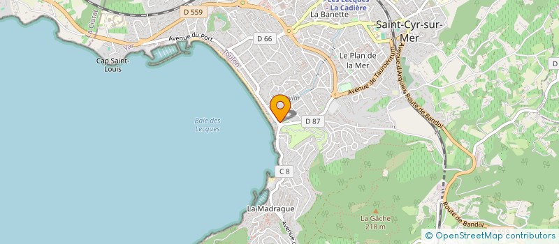 localisation de l'entreprise PLUS CLAIR à SAINT-CYR-SUR-MER