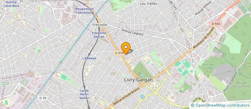 localisation de l'entreprise PLUS D ENERGIE A C E  MITRY-MORY