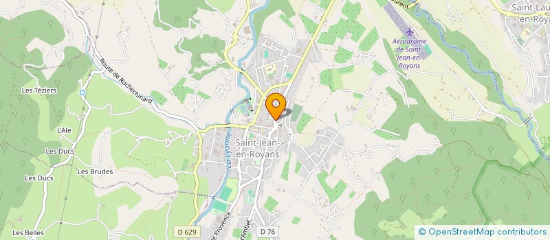 localisation de l'entreprise PLUS DE FLEURS  SAINT-JEAN-EN-ROYANS