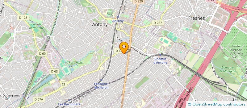 localisation de l'entreprise PLUS DE GC à ANTONY