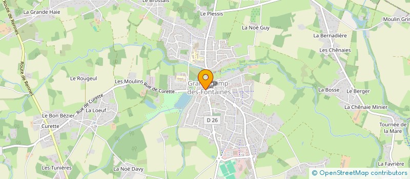 localisation de l'entreprise PLUS DE JUS 44  GRANDCHAMP-DES-FONTAINES