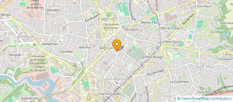 localisation de l'entreprise PLUS DE NATUREL à BREST