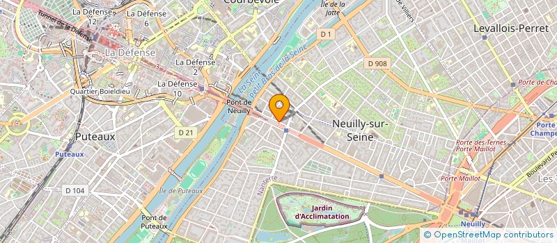 localisation de l'entreprise PLUS DESIGN à NEUILLY-SUR-SEINE