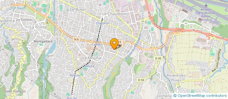 localisation de l'entreprise PLUS ELECTRICITE REUNION à SAINT-DENIS