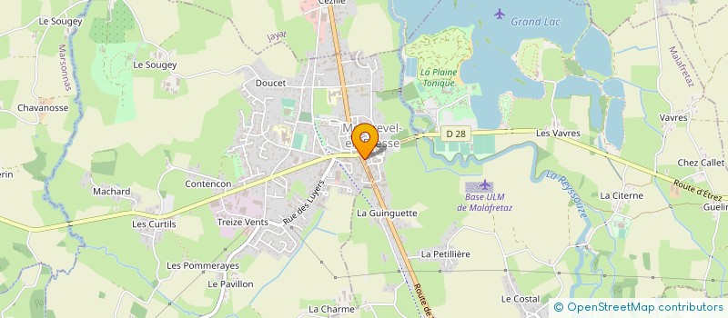 localisation de l'entreprise PLUS EXPERTS MONTREVEL  MALAFRETAZ