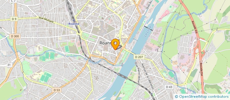 localisation de l'entreprise PLUS EXPERTS ROANNE  ROANNE