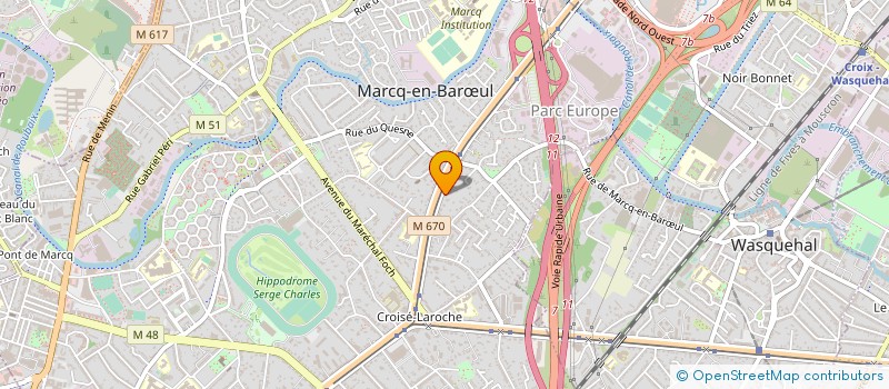 localisation de l'entreprise PLUS GASTRONOME QUE NOUS TU MEURS à MARCQ-EN-BARŒUL
