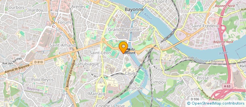 localisation de l'entreprise PLUS HABITAT à BAYONNE