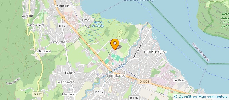 localisation de l'entreprise PLUS HAUT IMMO  SAINT-JORIOZ