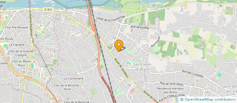 localisation de l'entreprise @  PLUS  IMMO  SAINT-JEAN-LE-BLANC