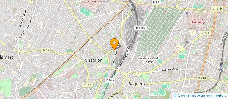 localisation de l'entreprise PLUS INFO PEEM à CHATILLON