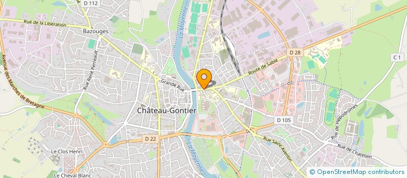 localisation de l'entreprise PLUS INFORMATIQUE à CHATEAU-GONTIER-SUR-MAYENNE