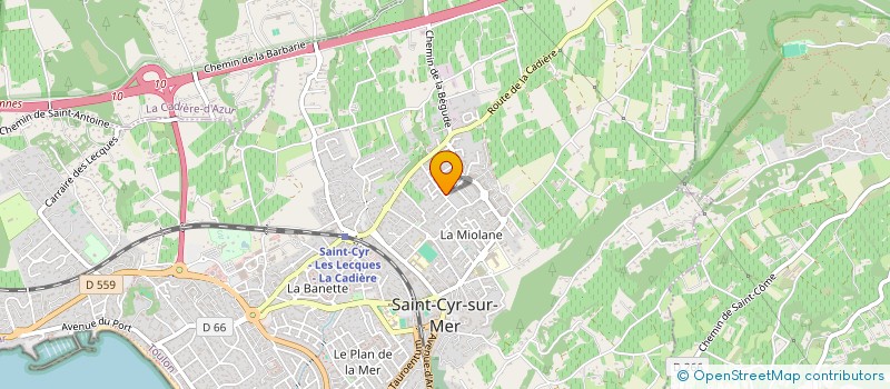 localisation de l'entreprise PLUS INVESTISSEMENT à SAINT-CYR-SUR-MER