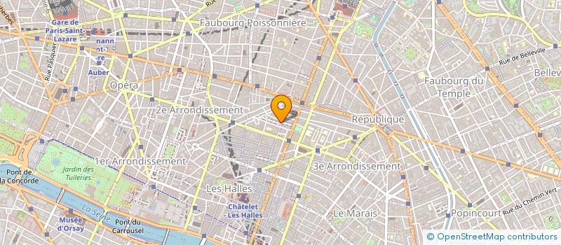 localisation de l'entreprise PLUS OU MOINS à PARIS