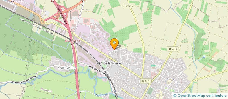 localisation de l'entreprise PLUS OUI MOINS NON (+OUI - NON) à BRUMATH