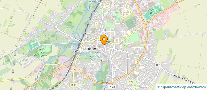 localisation de l'entreprise PLUS PRIVILEGES à ISSOUDUN