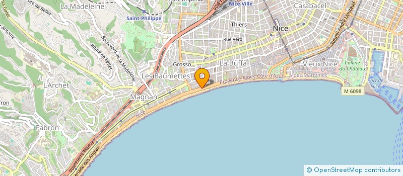 localisation de l'entreprise PLUS PRODUCTION à NICE