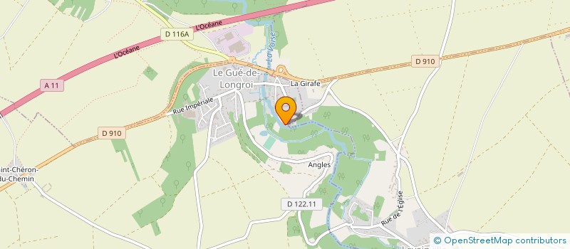 localisation de l'entreprise PLUS QU'UN TRAITEUR à LE GUE-DE-LONGROI