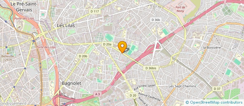localisation de l'entreprise PLUS QU'UNE SOUPE à BAGNOLET