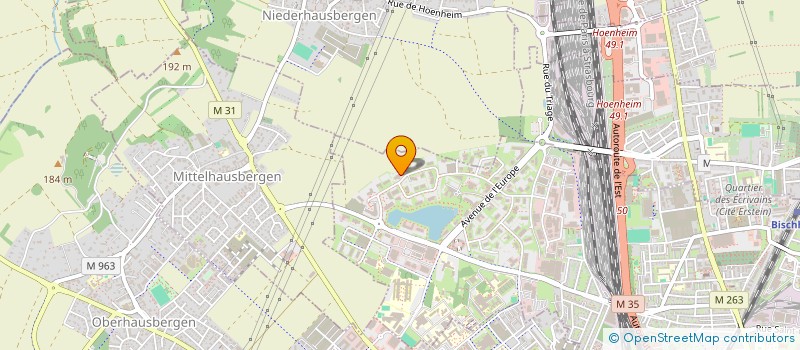 localisation de l'entreprise PLUS QUE PRO STUDIO  SCHILTIGHEIM