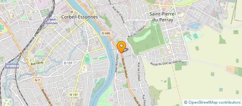 localisation de l'entreprise PLUS RENOVATION FRANCE à SAINTRY-SUR-SEINE