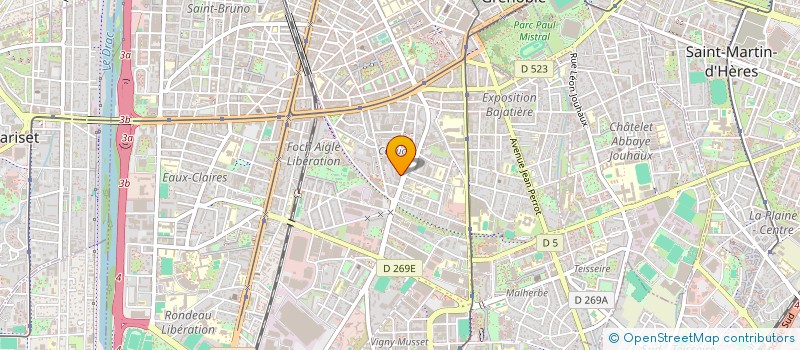 localisation de l'entreprise PLUS ULTRA à GRENOBLE