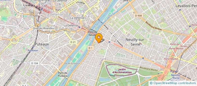 localisation de l'entreprise PLUS ULTRA à NEUILLY-SUR-SEINE