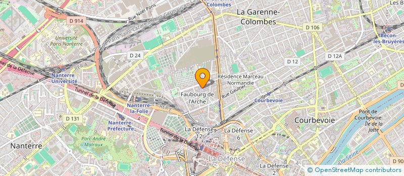 localisation de l'entreprise PLUS-VALUE PATRIMOINE à COURBEVOIE
