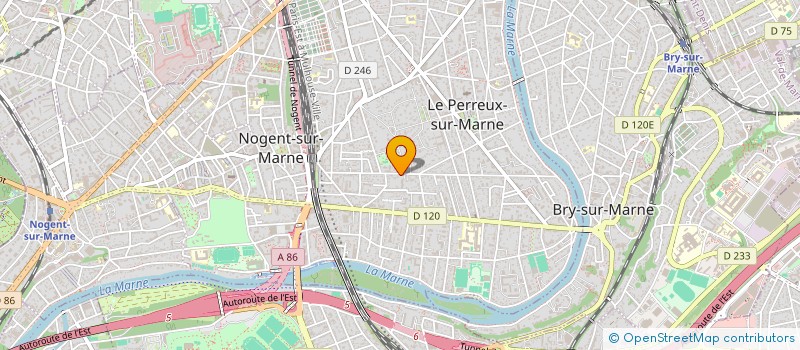 localisation de l'entreprise PLUS262  LE PERREUX-SUR-MARNE